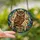 Enchanted Forest Art Lovers' Tiffany Stained Glass Wise Owl Antique Books Holly Berries Emerald Ruby Amber Mosaic Stained Glass Suncatcher - 4iVB7rnDNs