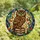 Enchanted Forest Art Lovers' Tiffany Stained Glass Wise Owl Antique Books Holly Berries Emerald Ruby Amber Mosaic Stained Glass Suncatcher - pjsICOdrcS