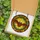Fantasy Art Fans' Stained Glass Brown Bat Ivy Wreath Glowing Amber Mosaic Stained Glass Suncatcher - 5