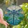 Nature Lovers' Luminous Stained Glass Dragonfly Deep Blue Turquoise Emerald Green Golden Yellow Mosaic Stained Glass Suncatcher - wDihUVeO7W