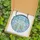 Dreamy Art Adorers' Tiffany-Style Stained Glass Whimsical Childlike Figures Sky Blue Cloud Mosaic Moon Stars Stained Glass Suncatcher - 5