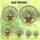 Art Lovers' Vibrant Tiffany Stained Glass Lilies Emerald Green Golden Brown Floral Mosaic Stained Glass Suncatcher - 6