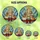 Cat Lovers' Tiffany Stained Glass Feline Christmas Tree Jewel Tone Blue White Swirl Mosaic Stained Glass Suncatcher - 6