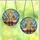 Cat Lovers' Tiffany Stained Glass Feline Christmas Tree Jewel Tone Blue White Swirl Mosaic Stained Glass Suncatcher - 3
