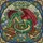 Fantasy Lovers' Intricate Tiffany Stained Glass Dragon Surrounded by Ornate Books, Wildflowers & Jewel Tone Mosaic Stained Glass Suncatcher - 7