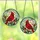 Nature Art Lovers' Tiffany Stained Glass Cardinal Bird Mosaic Deep Red Berries Jewel Tone Ethereal Sky Stained Glass Suncatcher - yL8RWPYxeb