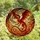 Fantasy Art Lovers' Majestic Dragon Stained Glass Fiery Jewel Tone Mosaic Stained Glass Suncatcher - 4