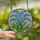 Stained Glass Art Lovers' Tiffany Jewel Tone Forget-Me-Not Floral Mosaic Stained Glass Suncatcher - CARBcHxSLW
