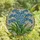 Stained Glass Art Lovers' Tiffany Jewel Tone Forget-Me-Not Floral Mosaic Stained Glass Suncatcher - CVGVRjbDgm