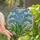 Stained Glass Art Lovers' Tiffany Jewel Tone Forget-Me-Not Floral Mosaic Stained Glass Suncatcher - S2YsgtvjrH