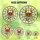 Scorpio Individuals' Vibrant Orange Stained Glass Zodiac Scorpion Mosaic, Milky Cream Ivory Tiffany Style Art Stained Glass Suncatcher - 6