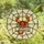 Scorpio Individuals' Vibrant Orange Stained Glass Zodiac Scorpion Mosaic, Milky Cream Ivory Tiffany Style Art Stained Glass Suncatcher - 4
