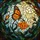 Nature Lovers' Vibrant Tiffany Style Stained Glass Monarch Butterfly Botanical Mosaic in Fiery Orange & Black Stained Glass Suncatcher - 5