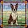Boston Terrier Lovers' Intricate Tiffany Stained Glass Boston Terrier Dog Mosaic Brindle White Lavender Blue Green Stained Glass Suncatcher - 5