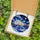 Cat Lovers' Tiffany-Style Sleeping White Cat, Indigo Night Sky, Yellow Moon & Stars Stained Glass Mosaic Stained Glass Suncatcher - 5