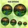 Nature Lovers' Vibrant Stained Glass Mountain Sun, Emerald Green Field, Blue River & Deep Orange Sky Stained Glass Suncatcher - 6