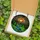 Nature Lovers' Vibrant Stained Glass Mountain Sun, Emerald Green Field, Blue River & Deep Orange Sky Stained Glass Suncatcher - 5