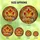 Autumn Lovers' Glowing Tiffany Stained Glass Maple Leaf Fawn Raccoon Forest Mosaic Stained Glass Suncatcher - 6