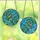 Nature Lovers' Tiffany Style Stained Glass Olive Branch Emerald Green Amber Cerulean Blue Mosaic Stained Glass Suncatcher - 3