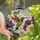 Stained Glass Art Fans' Jewel Tone Hummingbird Tiffany Style Floral Mosaic Ruby Emerald Gold Stained Glass Suncatcher - bbuq9Ze-zP