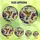 Stained Glass Art Fans' Jewel Tone Hummingbird Tiffany Style Floral Mosaic Ruby Emerald Gold Stained Glass Suncatcher - ipTIuOEOyS