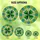 Art Lovers' Stained Glass Four-Leaf Clover Emerald Teal Filigree Floral Mosaic Jewel Tones Stained Glass Suncatcher - Mnkgh8uAEy