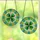 Art Lovers' Stained Glass Four-Leaf Clover Emerald Teal Filigree Floral Mosaic Jewel Tones Stained Glass Suncatcher - UI7Y4KimxK