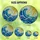 Ocean Enthusiasts' Vibrant Tiffany Stained Glass Crashing Wave Golden Sun Jewel Tone Mosaic Pattern Stained Glass Suncatcher - 6