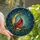 Nature Lovers' Vibrant Red Cardinal Pine Branch Tiffany Stained Glass Mosaic Celestial Crescent Moon Jewel Tones Stained Glass Suncatcher - tGlJk4Al3e