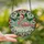 Christmas Art Collectors' Tiffany Style Stained Glass Flamingo Bathtub Mosaic Ruby Red Emerald Green Stained Glass Suncatcher - 2