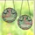 Christmas Art Collectors' Tiffany Style Stained Glass Flamingo Bathtub Mosaic Ruby Red Emerald Green Stained Glass Suncatcher - 3