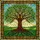 Nature Lovers' Tiffany Stained Glass Tree of Life Emerald Green Canopy & Luminous Sky Mosaic Stained Glass Suncatcher - 4