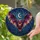 Fantasy Art Lovers' Fierce Bat Glowing Stained Glass Mystical Night Sky Tiffany Style Jewel Tones Cosmic Mosaic Stained Glass Suncatcher - Doms-2ZxHS