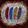 Nature Inspired Tiffany Stained Glass Seven Feather Art, Ruby Red Sapphire Blue Amber Mosaic Stained Glass Suncatcher - 5
