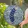 Art Lovers' Intricate Glowing Tiffany Stained Glass Feather Mosaic Deep Blue Aqua Copper White Swirls Stained Glass Suncatcher - smTbAy8N3K