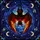 Mythic Art Collectors' Intricate Tiffany Stained Glass Bat Celestial Swirls Ruby Red Amber Black Stained Glass Suncatcher - 5
