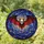Fantasy Art Lovers' Vibrant Red Stained Glass Bat Skull Luminous White Intricate Twilight Mosaic Stained Glass Suncatcher - 9IFRnktu2F