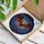 Fantasy Art Lovers' Vibrant Red Stained Glass Bat Skull Luminous White Intricate Twilight Mosaic Stained Glass Suncatcher - vhIgC1bvWo