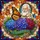 Nature & Family Art Lovers Vibrant Tiffany Glass Monarch Butterfly Hydrangea Mosaic Grandfather Portrait 'Always With You' Script Stained Glass Suncatcher - 5