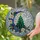 Winter Dreamers' Vibrant Tiffany Stained Glass Crescent Moon Christmas Tree Holly Frost Mosaic Stained Glass Suncatcher - I3QZ8uH3qz