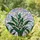 Nature Lovers' Tiffany Style Stained Glass Lily of the Valley Emerald Green Sky Blue Floral Mosaic Art Stained Glass Suncatcher - 1