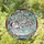 Christmas Art Collectors' Stained Glass Santa Claus Bath Aqua Blue Gold Red Mosaic Stained Glass Suncatcher - krTExZLpYa