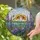 Nature Lovers' Vibrant Tiffany Stained Glass Poppies Lupines Irises Mosaic Landscape Stained Glass Suncatcher - 2
