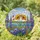 Nature Lovers' Vibrant Tiffany Stained Glass Poppies Lupines Irises Mosaic Landscape Stained Glass Suncatcher - 1