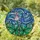 Art Lovers' Vibrant Pink Sapphire Emerald Stained Glass Floral Mosaic Design Stained Glass Suncatcher - 1