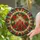 Festive Celebrators' Radiant Tiffany Stained Glass Advent Candles Poinsettia Pine Bauble Pattern Stained Glass Suncatcher - 2