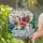 Christmas Art Enthusiasts' Intricate Stained Glass Santa Riding Unicorn Winter Wonderland Mosaic with Jewel Tones Stained Glass Suncatcher - 8ka-1A67xO