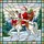 Christmas Art Enthusiasts' Intricate Stained Glass Santa Riding Unicorn Winter Wonderland Mosaic with Jewel Tones Stained Glass Suncatcher - 5