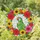 Nature Lovers' Vibrant Green Squawking Parrot Tiffany-Style Stained Glass Tropical Floral Mosaic Stained Glass Suncatcher - 5DX9YHzx_G
