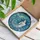 Mermaid Lovers' Tiffany Stained Glass Aqua Blue Ocean Mosaic with Intricate Mermaid Art Stained Glass Suncatcher - 3